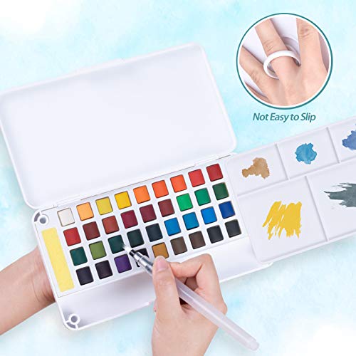 Watercolor Paint Set, Mogyann Watercolor Paints with 36 Colors Pigment