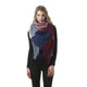 Mogyann Women's Blanket Fall Winter Warm Cozy Large Scarf Checked Giant Stylish Soft Chunky Scarves Shawl Cape Grey